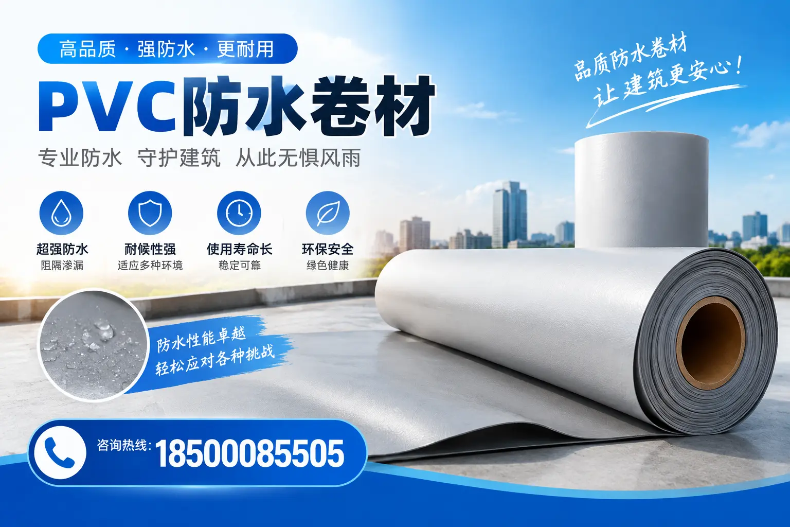 如何选择高质量的PVC防水卷材？鹰潭消费者必看指南